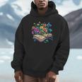 Enchanted Open Book With Blooming Flowers Unisex Hoodie Enchanted Open Book With Blooming Flowers Unisex Hoodie