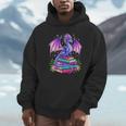 Fantasy Dragon Reading Books Bookworm Unisex Hoodie