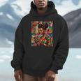 Geometric History Educated Women Reading Book Melanin Unisex Hoodie