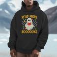 Ghost Reading Books Teacher Student Halloween Read More Book Unisex Hoodie Ghost Reading Books Teacher Student Halloween Read More Book Unisex Hoodie