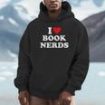 I Heart Book Nerds Book Readers Cute Unisex Hoodie