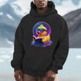 Humor Rubber Duck Reading Book Unisex Hoodie Humor Rubber Duck Reading Book Unisex Hoodie