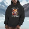 I'd Rather Be Reading Cute Fox Book Lover Reader Bookworm Unisex Hoodie