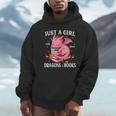 Just A Girl Who Loves Dragons And Books Dragon Reading Lover Unisex Hoodie Just A Girl Who Loves Dragons And Books Dragon Reading Lover Unisex Hoodie
