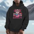 Kawaii Axolotl Readsolotl Book Lover Reading Bookworm Girls Unisex Hoodie