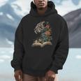 Leopard Book Flower Unisex Hoodie