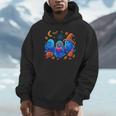 Little Ghost Coffee Tee Spooky Season Ghost Reading Book Unisex Hoodie