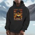 Man Reading Book Black History Month Book Lover Afro Unisex Hoodie