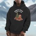 North Pole Book Club Gingerbread Christmas Reading Unisex Hoodie