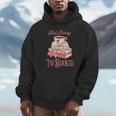 Not Today I'm Booked Book Lover Book Stack Coquette Bow Unisex Hoodie