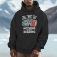 Nothing Beats Reading Rock Paper Scissors Book Lover Unisex Hoodie