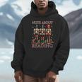 Nuts About Reading Nutcracker Reading Book Lover Christmas Unisex Hoodie