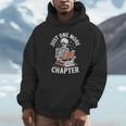 One More Chapter Skeleton Reading Books Lovers Readers Unisex Hoodie