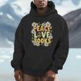 Peace Love Books Librarian Teacher Life Book Library Unisex Hoodie