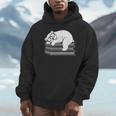 Polar Bear Reading Book Pajama Sleep Unisex Hoodie
