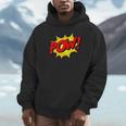 POW -Adults Kids Comic Book Cartoon Pop Art Novelty Sarcastic Unisex Hoodie