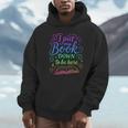 I Put My Book Down To Be Here Whimsical Graphic For Readers Unisex Hoodie