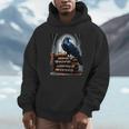 Raven On A Stack Of Books Wisdom Of Odin Unisex Hoodie
