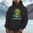 Readasaurus Reading Dinosaur Book Reader Bookworm Unisex Hoodie Readasaurus Reading Dinosaur Book Reader Bookworm Unisex Hoodie