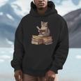 Reading Cat Book Lover Unisex Hoodie