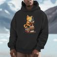 Reading Cat Books Cute Unisex Hoodie