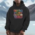 Reading Colors Our World Books Lover Unisex Hoodie Reading Colors Our World Books Lover Unisex Hoodie