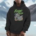 Reading Trash Racoon Bookworm Bookish Librarian Book Lover Unisex Hoodie