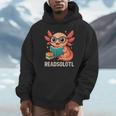 Readsolotl Kawaii Axolotl Reading Book Lover Unisex Hoodie
