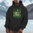 Retro Book Lucky Reading Teacher St Patrick's Day -Adults Small Cotton Blend Polyester Blend Short Sleeve Unisex Hoodie