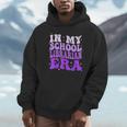 In My School Librarian Era Groovy Back To School Book Lover Unisex Hoodie