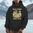 Silly-Goose Book Club Goose And Book Lovers Unisex Hoodie