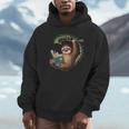 Sloth Reading a Book Lazy Sloth Bookworm Unisex Hoodie