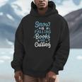 Snow Is Falling Books Are Calling Unisex Hoodie