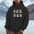 Snowman Reading Books Teacher Christmas Librarian Bookworm Unisex Hoodie Snowman Reading Books Teacher Christmas Librarian Bookworm Unisex Hoodie