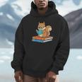 Squirrel Reading Book Glasses Bookworm Librarian Unisex Hoodie Squirrel Reading Book Glasses Bookworm Librarian Unisex Hoodie