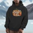 Thanksgiving Fall Books Pumpkins Vintage Library Teacher Kid Unisex Hoodie