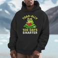 Toad-Ally 100 Days Smarter Frog Reading Book 100 School Day Unisex Hoodie Toad-Ally 100 Days Smarter Frog Reading Book 100 School Day Unisex Hoodie