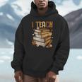 History Month I Teach Melanin Book Black Teacher Unisex Hoodie