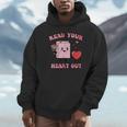Valentines Day Book Read Your Heart Out Women Men Kids Unisex Hoodie