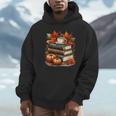 Vintage Autumn Books Coffee Pumpkin Fall Reading Unisex Hoodie Vintage Autumn Books Coffee Pumpkin Fall Reading Unisex Hoodie
