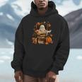 Vintage Ghost Book Reading Pumpkin Gothic Halloween Teachers Unisex Hoodie