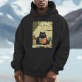 Vintage Japanese Cat Book Lovers Librarian Cat Dad Teacher Unisex Hoodie Vintage Japanese Cat Book Lovers Librarian Cat Dad Teacher Unisex Hoodie