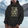 Weird Teachers Build Character Frog Reading Book Librarian Unisex Hoodie