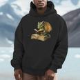 Women's Dragon Bookworm Reading Book Graphic Unisex Hoodie