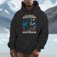 In a World Of Bookworms Be a Book Dragon Reading Unisex Hoodie