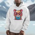 Adorable Book Lover Quokka With Reading Glasses Cute Unisex Hoodie