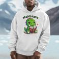 Book Lover Reading Dinosaur Readosaurus Library Unisex Hoodie Book Lover Reading Dinosaur Readosaurus Library Unisex Hoodie