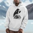 Book Raven Vintage Dark Academia Literature Reading Unisex Hoodie Book Raven Vintage Dark Academia Literature Reading Unisex Hoodie