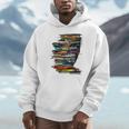 Book Women Graphic Art Colorful Eyes Unisex Hoodie