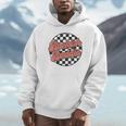 Bookish Baddie Retro Aesthetic Typography Unisex Hoodie